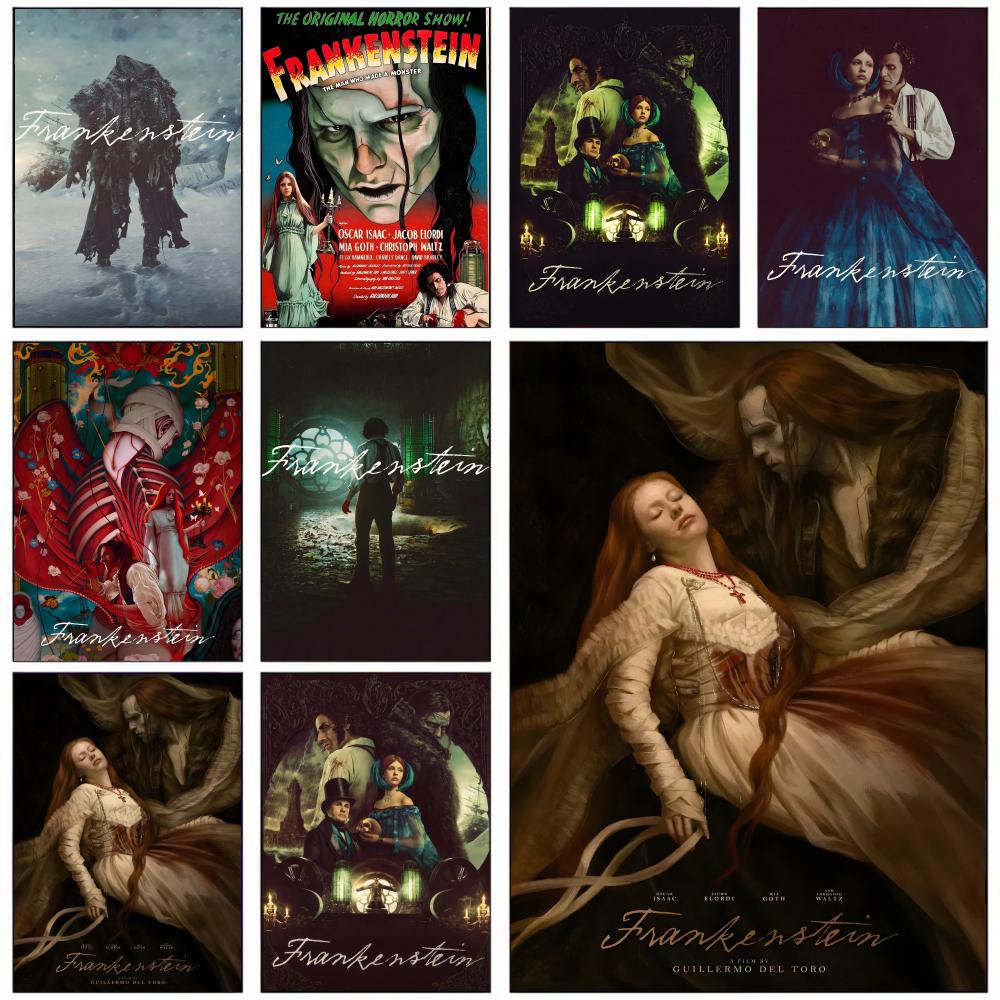 Office Technologies - Póster F-frankenstein de ciencia ficción clásica,
