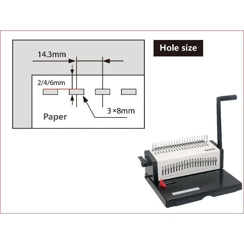 Máquina Encuadernadora Manual  - Binding Machine Comb reseña y precio