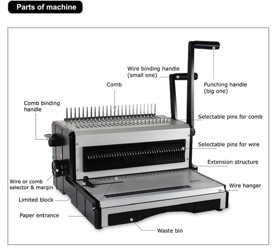 Máquina de encuadernación de p - Binding Machine Comb reseña y precio