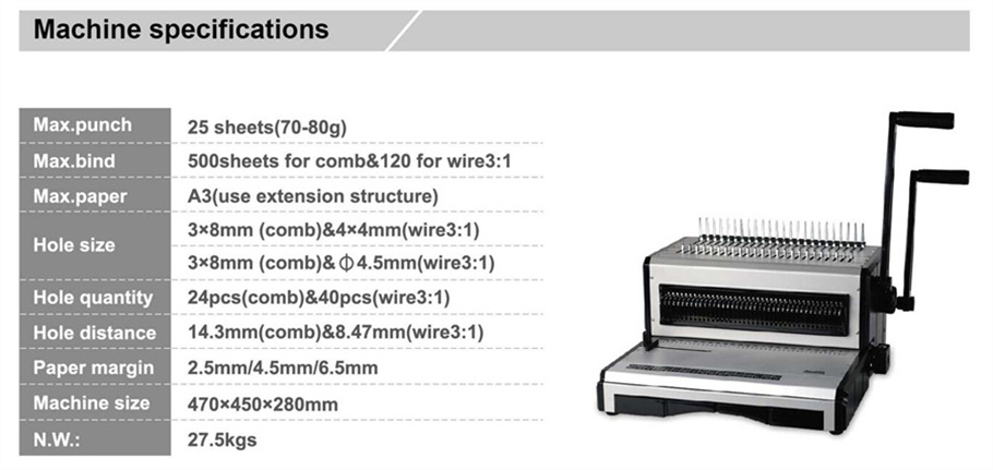 Máquina de encuadernación de p - Binding Machine Comb reseña y precio